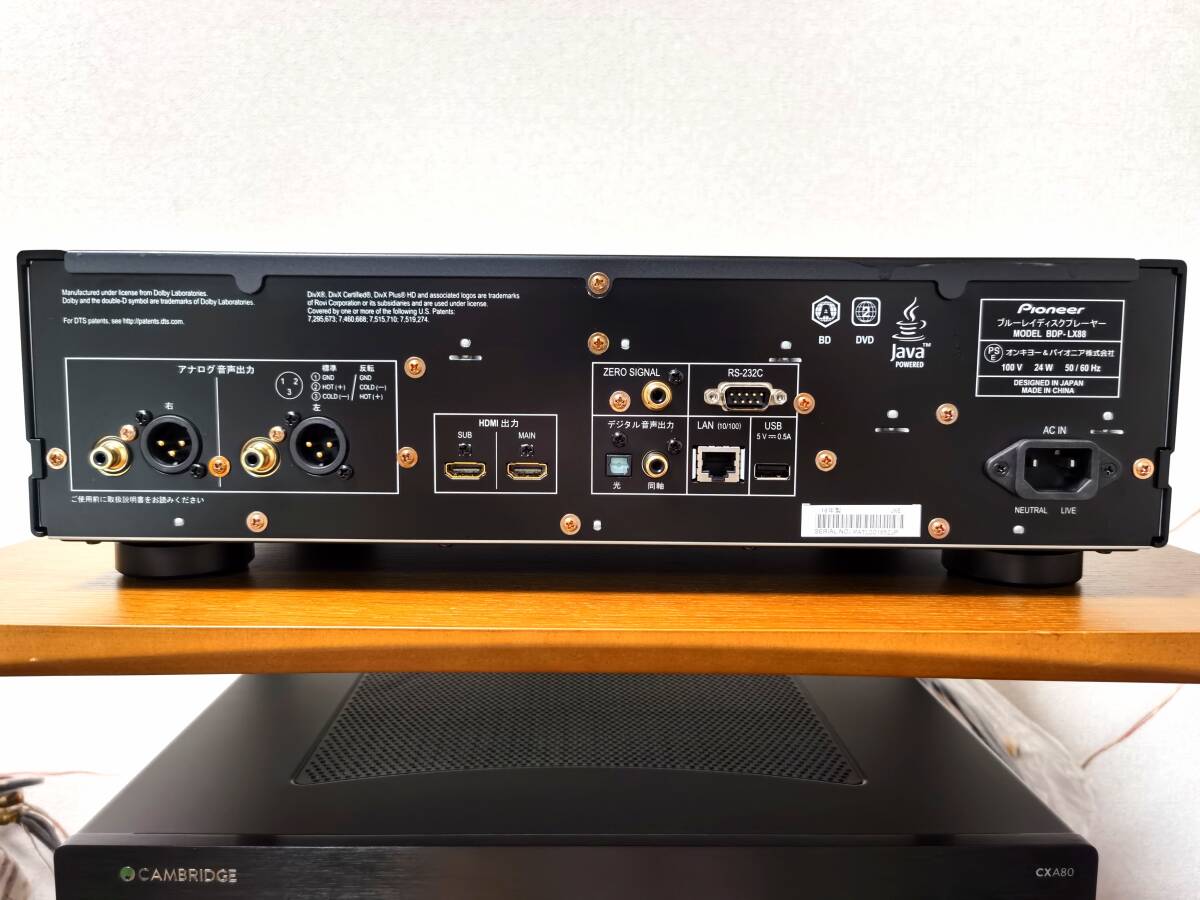 Pioneer* Pioneer * high class universal player *BDP-LX88* work properly . beautiful goods 