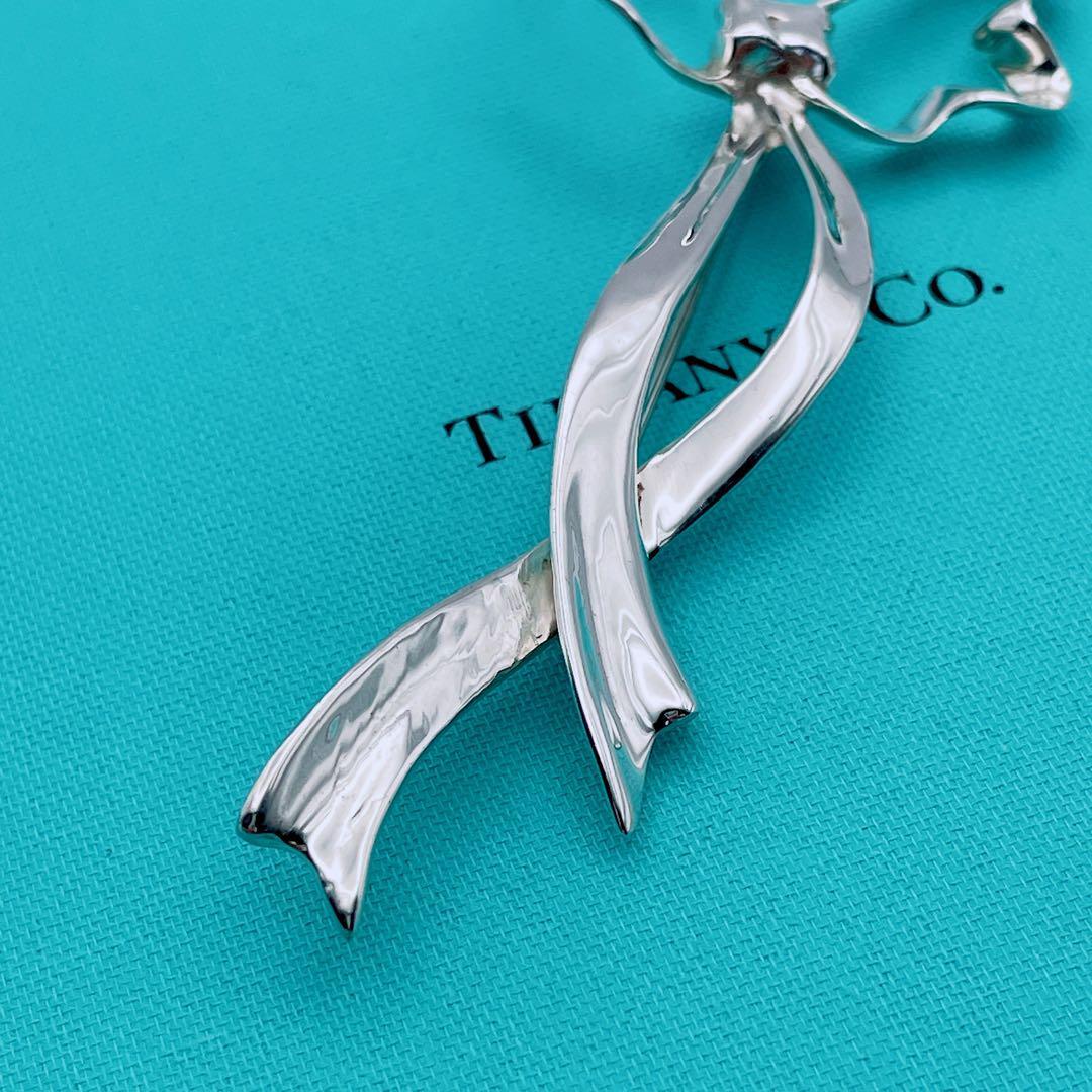 ティファニー Tiffany ブローチ リボン シルバー925 ティファニー Tiffany ブローチ リボン シルバー925