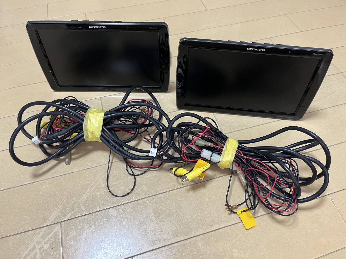 pioneer パイオニア カロッツェリア TVM-PW930T 2台セット リアモニター ヘッドレストモニター