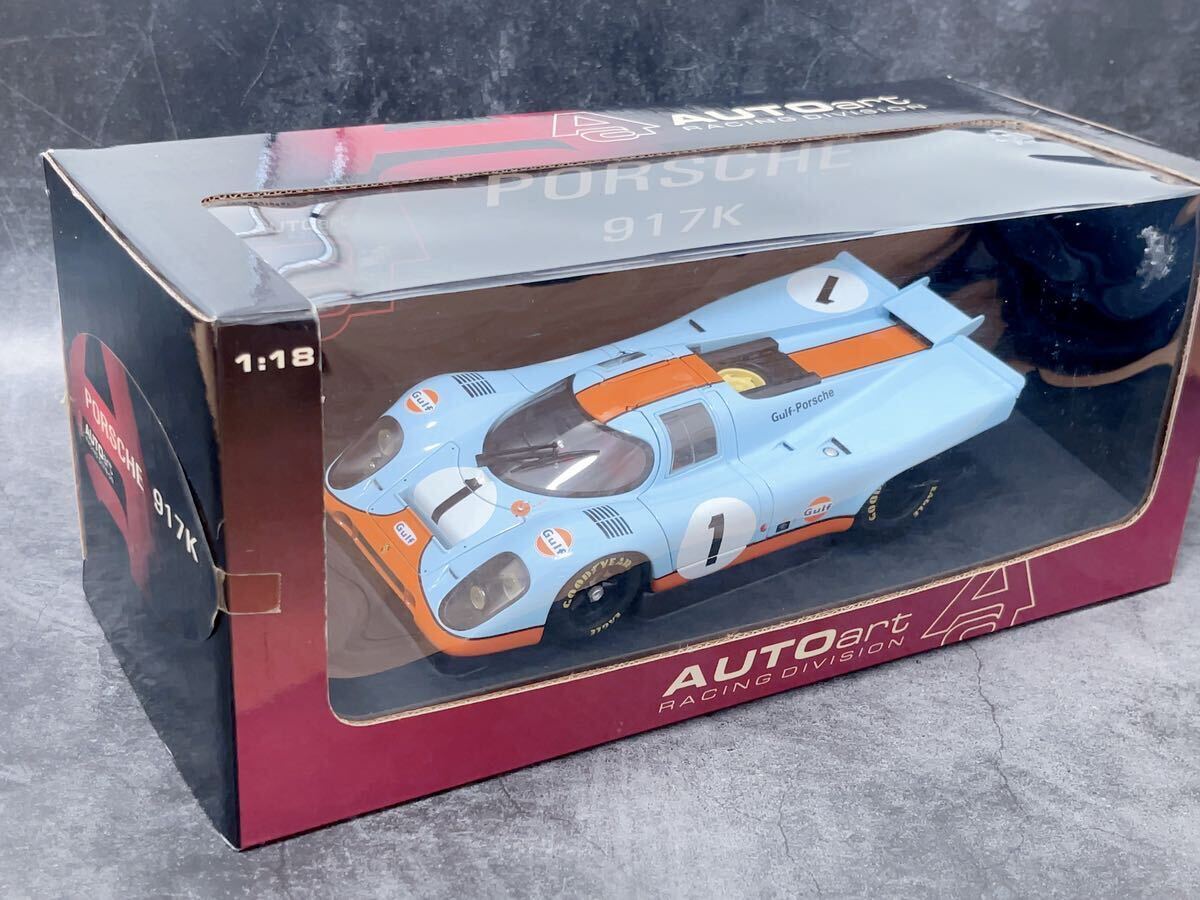 超美品 オートアート AUTOart 1/18 ポルシェ 917 K Gulf 超美品 オートアート AUTOart 1/18 ポルシェ 917 K Gulf