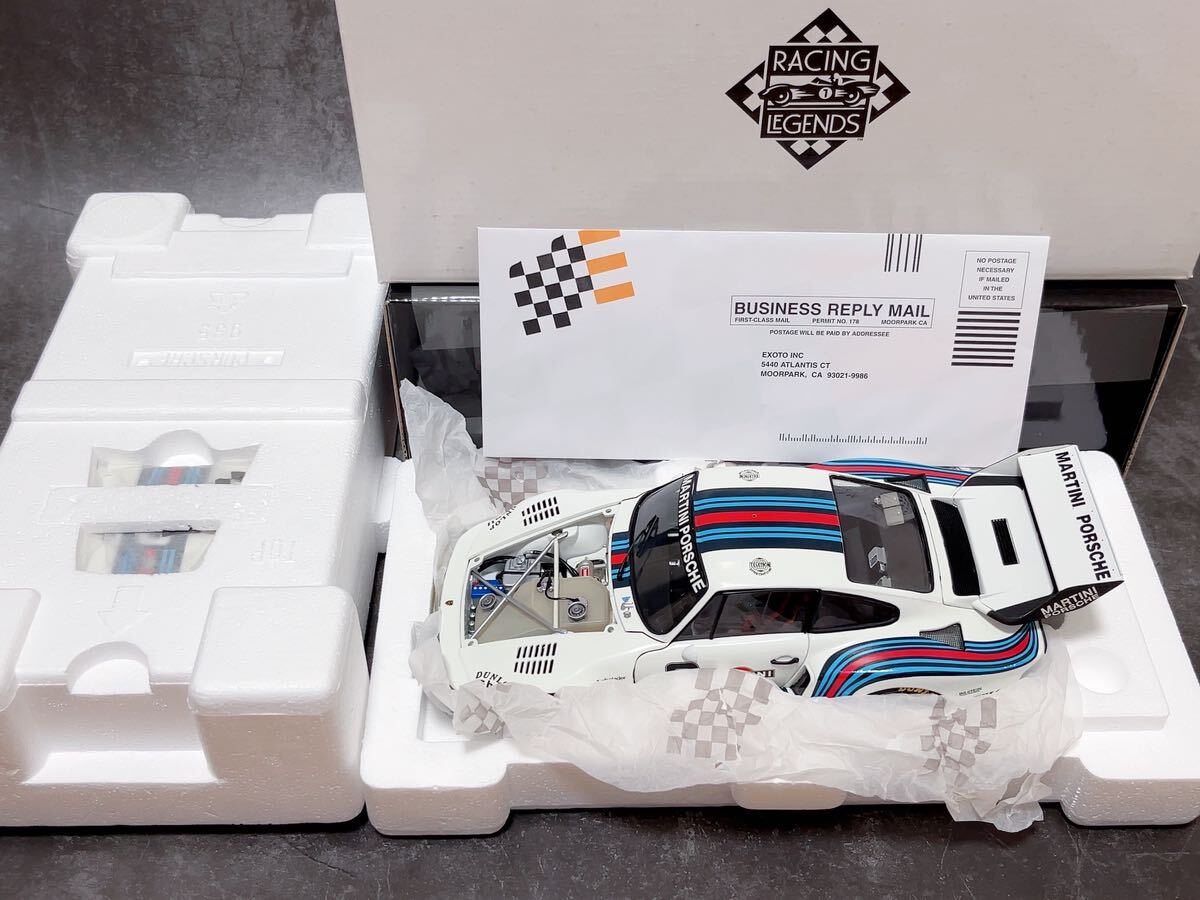 EXOTO 1/18 1976 Porsche 935 Turbo #3 Martini 1976 Dijon 6h EXOTO 1/18 1976 Porsche 935 Turbo #3 Martini 1976 Dijon 6h