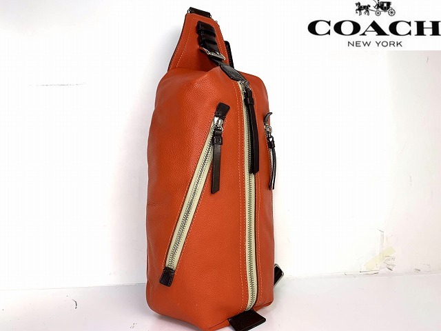 美品 送料無料 コーチ メンズ COACH トンプソン レザー ボディ 美品 送料無料 コーチ メンズ COACH トンプソン レザー ボディ