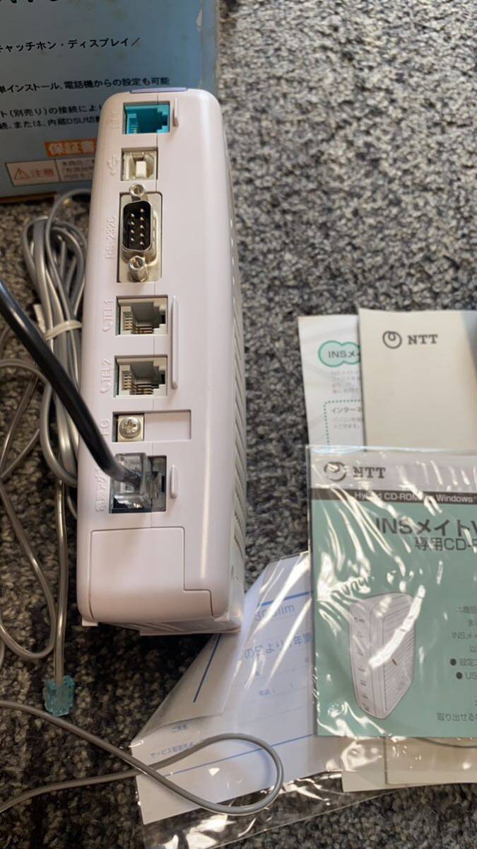 NTT西日本 INSメイト V30Slim ISDN ターミナルアダプタ TA 中古 NTT西日本 INSメイト V30Slim ISDN ターミナルアダプタ TA 中古
