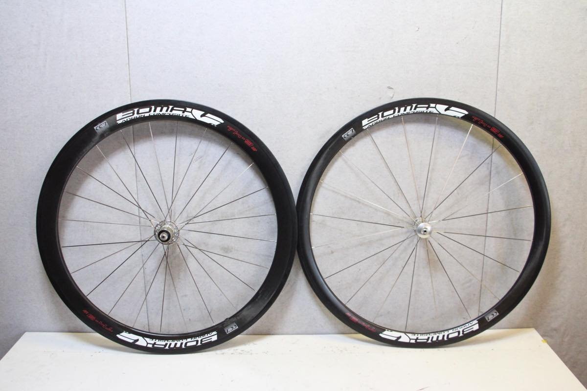 BOMA th-9w カーボンホイール ジャンク Yahoo!オークション - BOMA ボーマ TH-9W シマノフリー 11/12s