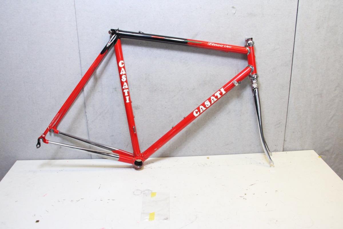 □CASATI カザーティ Linea Oro クロモリフレーム Campagnolo ITA 54size 現状渡し