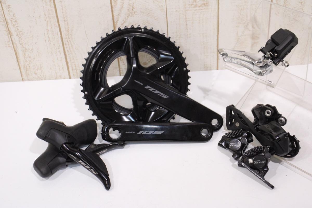 ★SHIMANO シマノ R7170 105 2x12s Di2 電動変速 油圧ブレーキ モデル グループセット170mm/52-36T 超美品