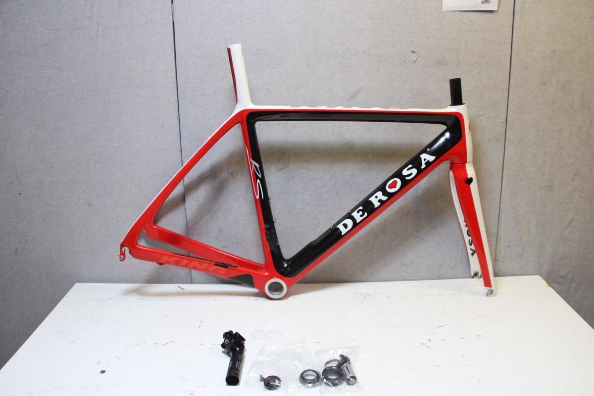 魅了 ROSA □DE デローザ 61.5size 2012年 カーボンフレーム RS KING ロードバイク