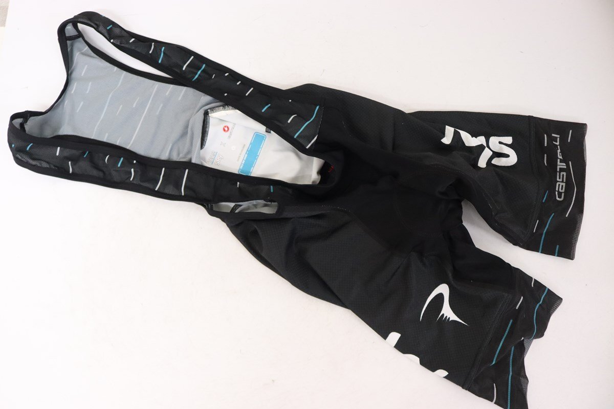 ●CASTELLI カステリ TEAM SKY ビブショーツ Lサイズ 美品