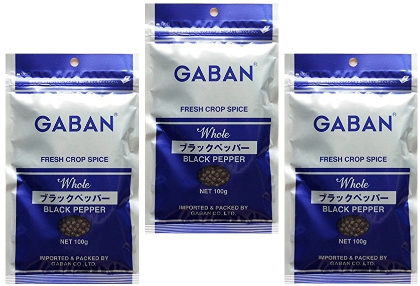 ブラックペッパーホール 100g×3袋 GABAN ギャバン スパイス 香辛料 粒 シード 業務用 黒胡椒 Black pepper こしょう_画像6
