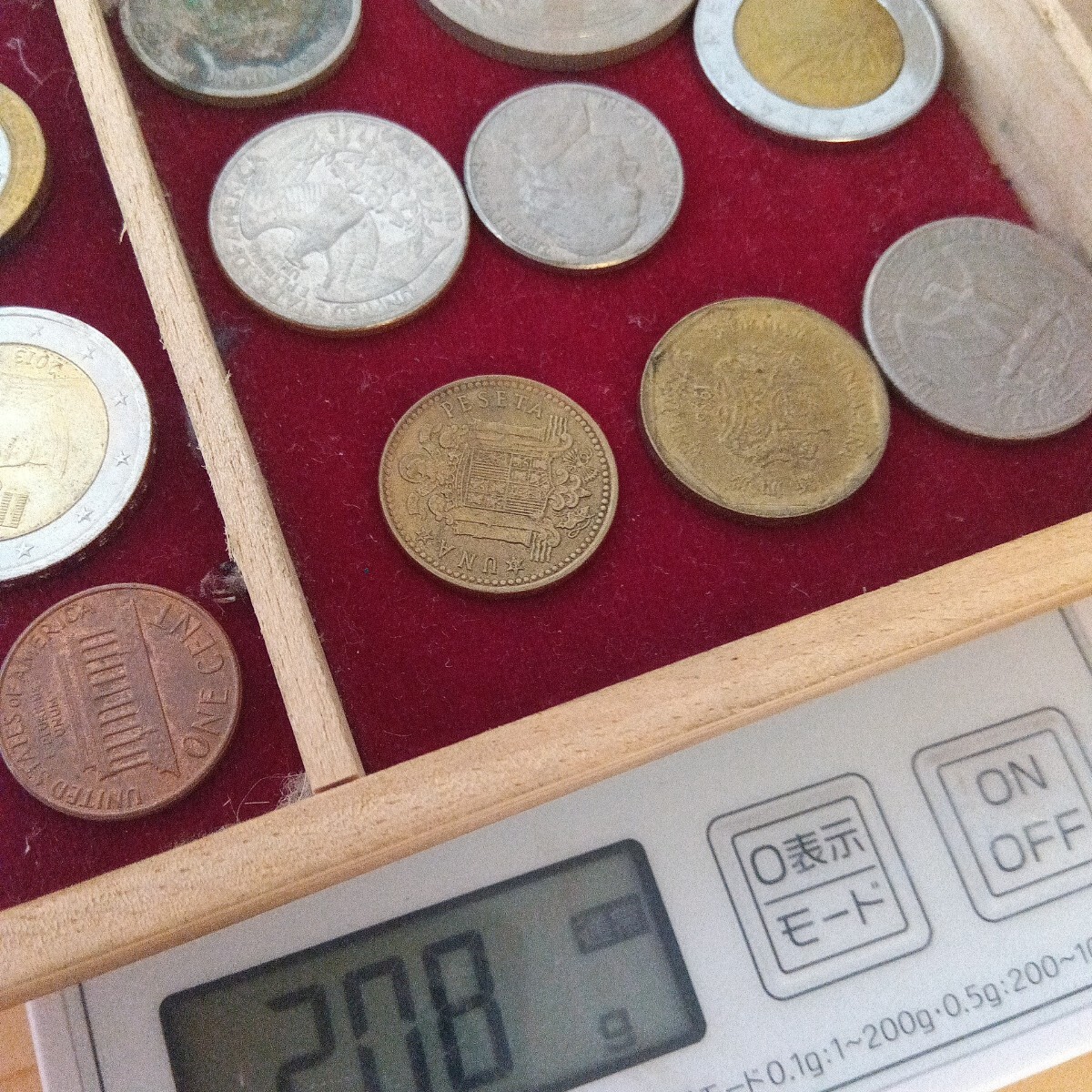 K2138 1円 外国コイン 古銭 まとめ売り 208グラム アメリカ K2138 1円 外国コイン 古銭 まとめ売り 208グラム アメリカ