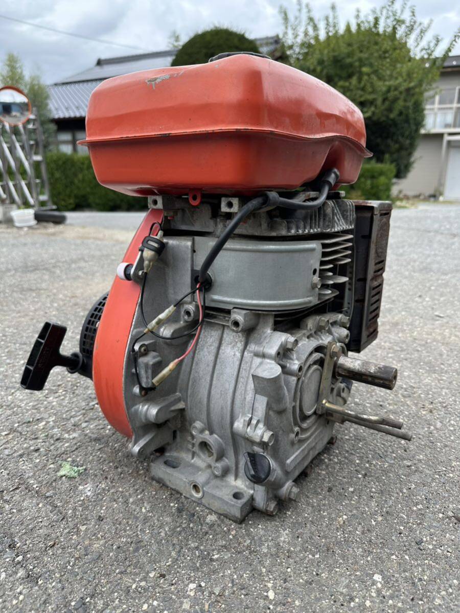 【4】1 ☆ガソリンエンジン☆ 三菱 G710L 動作確認済 7馬力 左回転 燃料タンク凹みあり 1012 ☆ガソリンエンジン☆ 三菱 G710L 動作確認済 7馬力、左回転