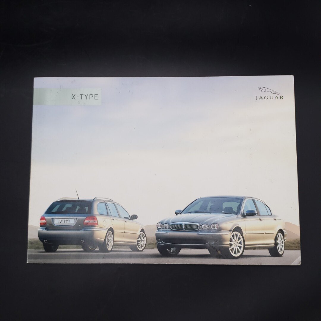 ディーラーカタログ JAGUAR ジャガー XJ X-TYPE SPECIFICATIONGUIDE 2005年2006年 ペン立て ペーパーウェイト ノベルティ【プラスe2182】_画像5