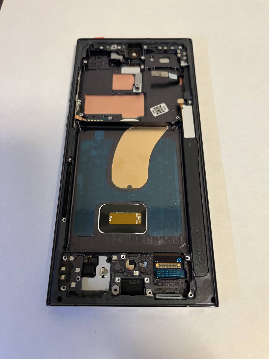 Samsung Galaxy S23 Ultra LCD スクリーン ディスプレイ タッチスクリーン 交換 フレーム付き 黒 修理 リペアパーツ 画面 割れ