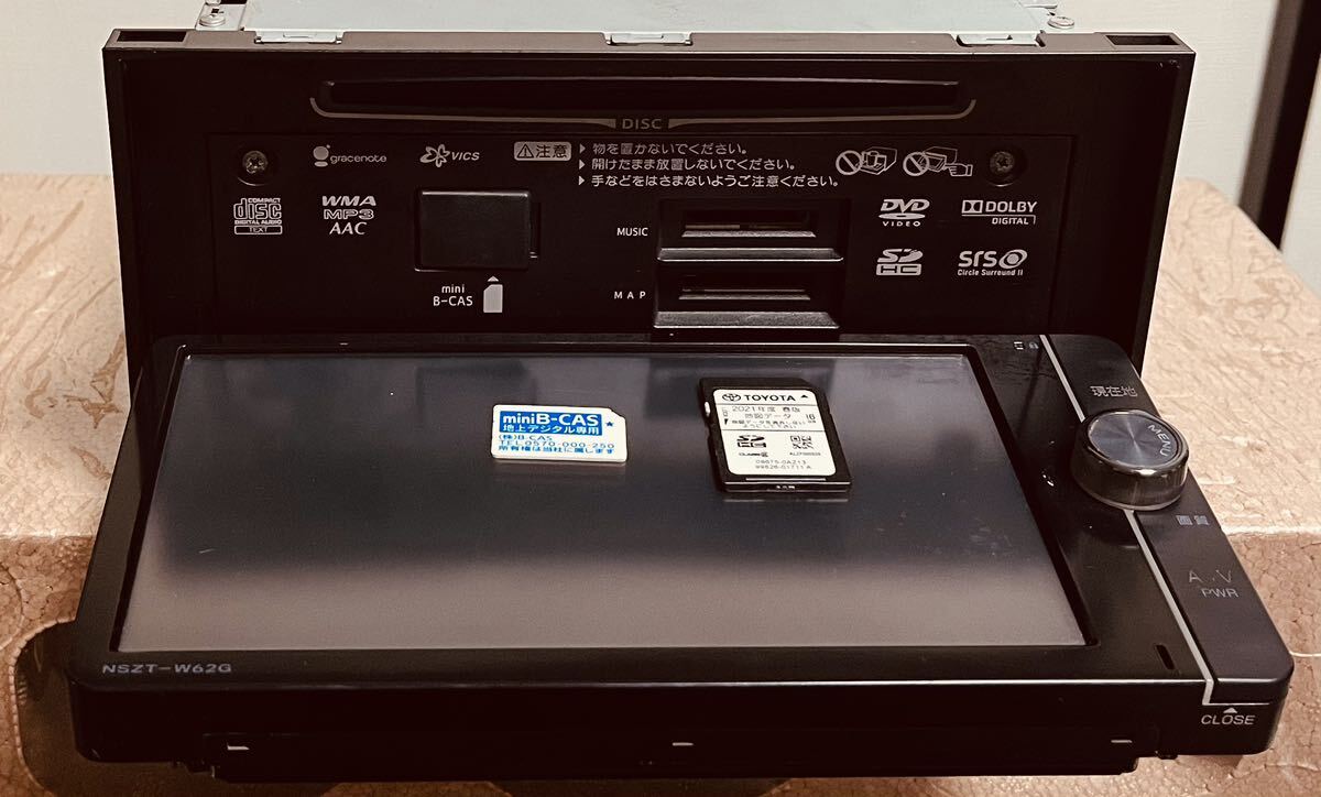  Toyota оригинальный NSZT-W62G Memory Navi * карта данные 2021 * система безопасности блокировка *A-139