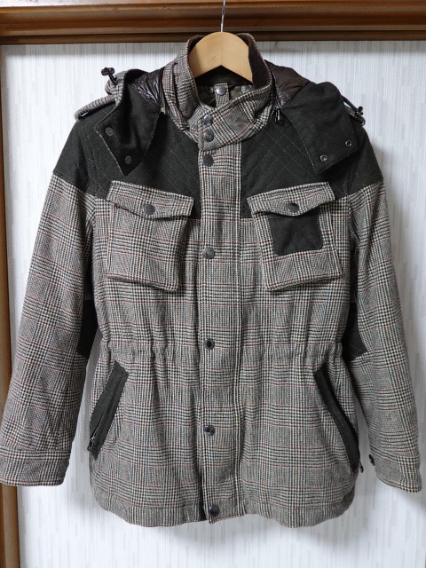 ■0911■Aquascutum アクアスキュータム 中綿 ジャケット M ●