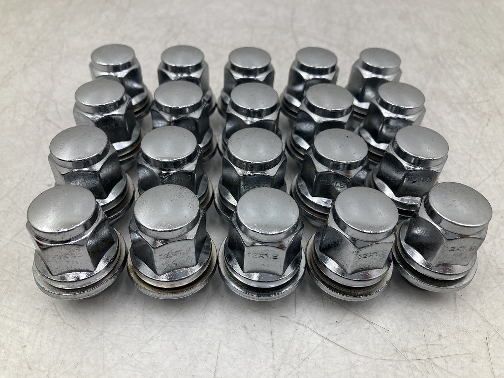  unused for Toyota flat seat nut 20 piece set M12×1.5 21HEX original aluminium wheel for Lexus (E1745)