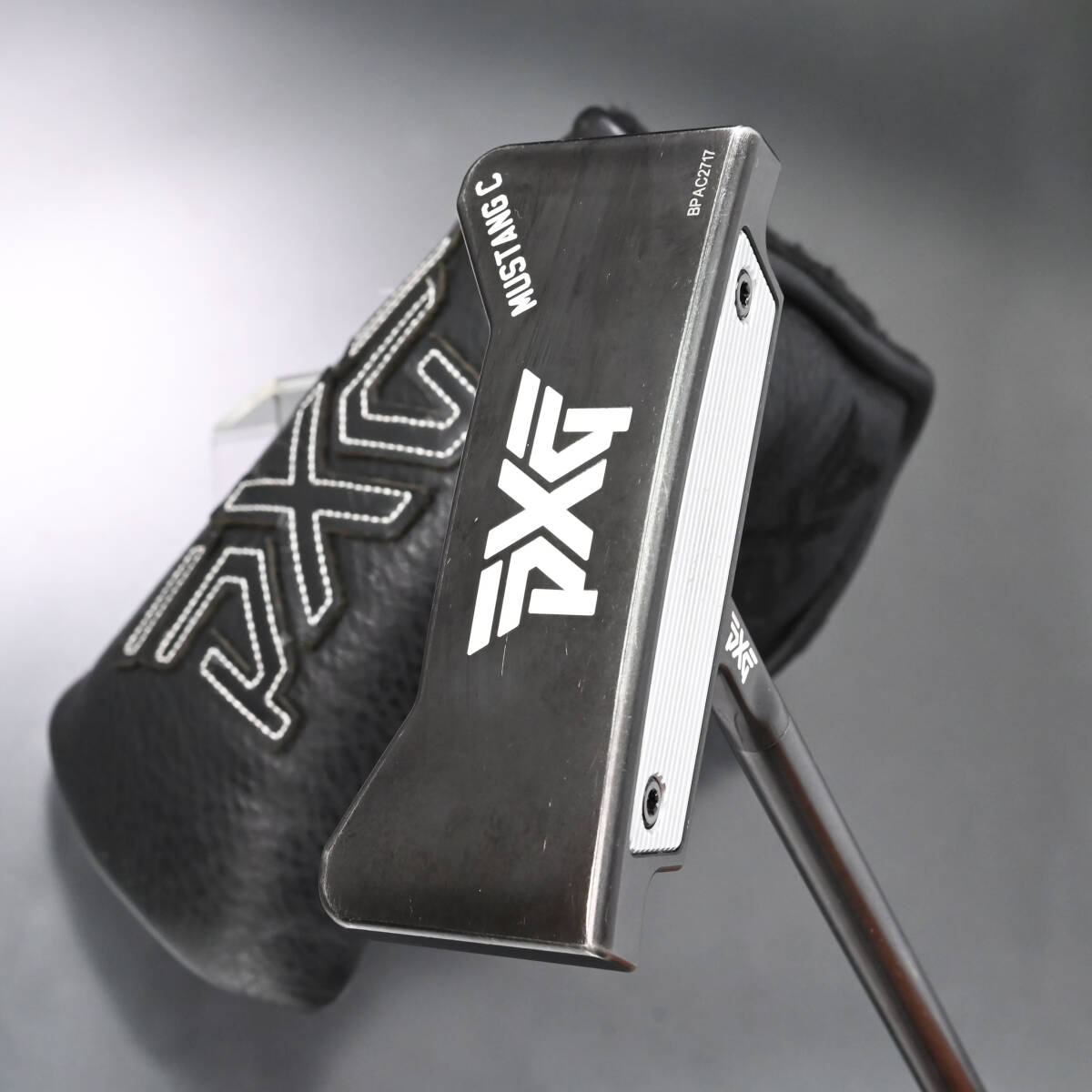 【状態良好】 PXG MUSTANG C ブラック パター 34インチ ピーエックスジー マスタング センターシャフト Black