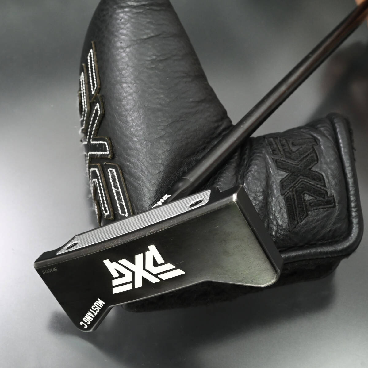 【状態良好】 PXG MUSTANG C ブラック パター 34インチ ピーエックスジー マスタング センターシャフト Black