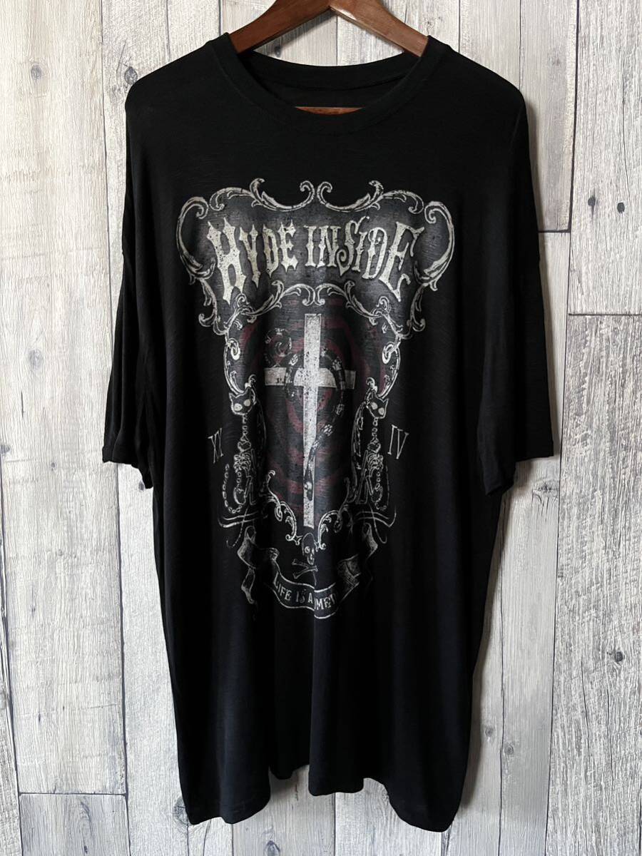 HYDE着 INSIDE Tシャツ★未開封品 美品 HYDE着 HYDE INSIDE LIVE 2024 ツアーTシャツ BLACK