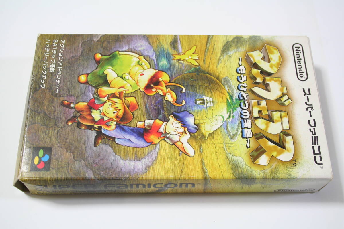 SFC マーヴェラス もうひとつの宝島 動作品 スーパーファミコン ソフト 箱 説明書 付属 Nintendo 任天堂