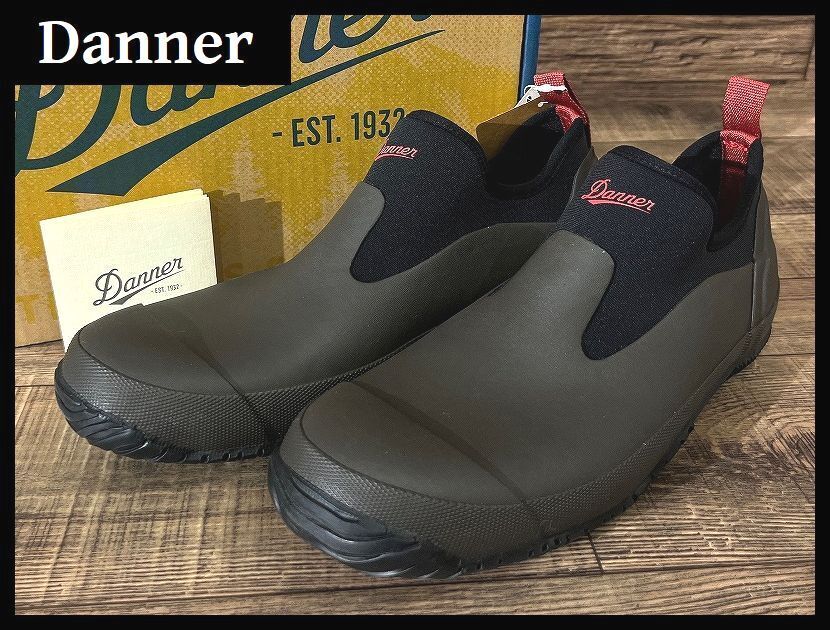 送無 新品 Danner ダナー D219105 ネオプレーン 防水 Wraptop Moc ラップトップ モック 2 レイン ラバー シューズ エスプレッソ 26.0cm ②