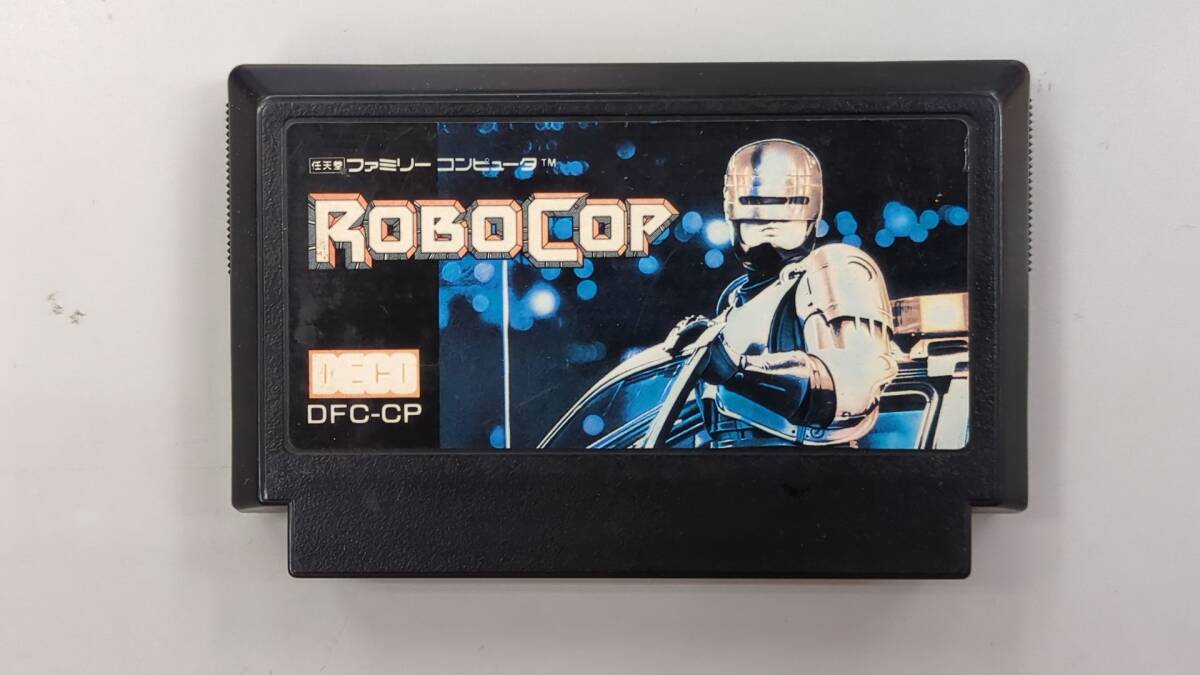 #HB076中古ゲーム【データイースト ロボコップ ファミコンソフト ソフトのみ 色褪せ】