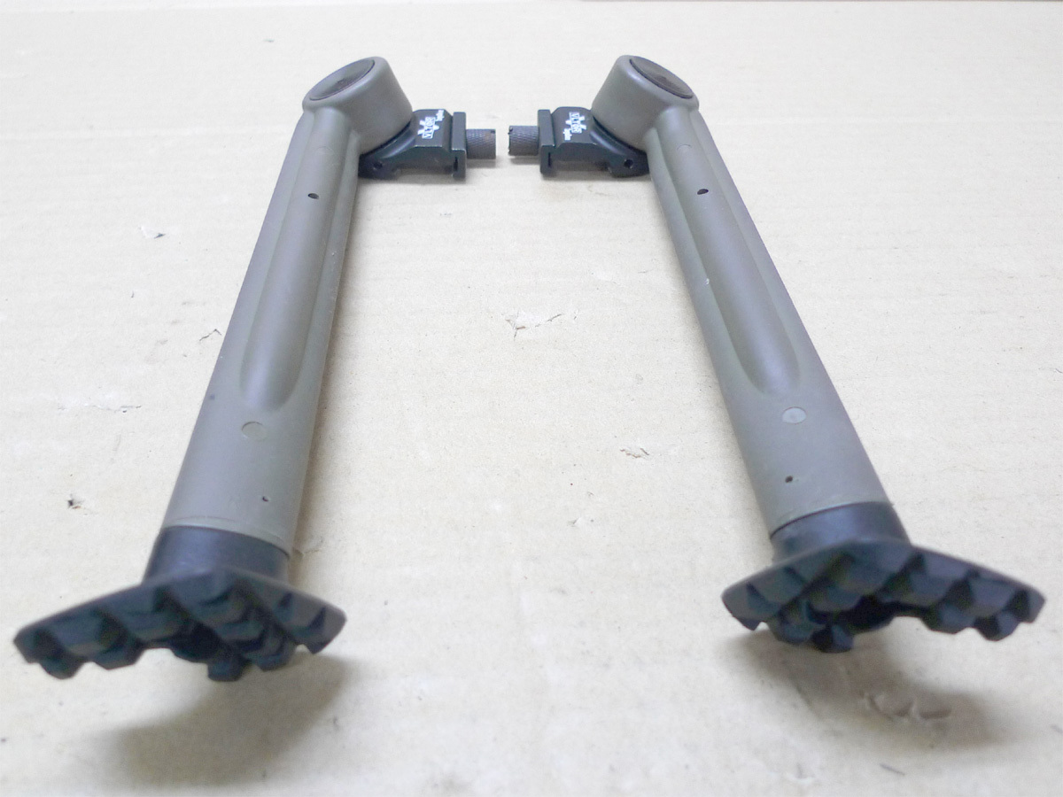 メーカー不明・VLTOR ModPod タイプ サイドマウント バイポッド FDE 20㎜レール用・中古