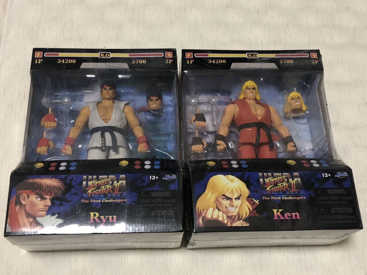 ストリートファイターⅡ リュウ&ケン フィギュアセット ストリートファイターⅡ リュウ&ケン フィギュアセット