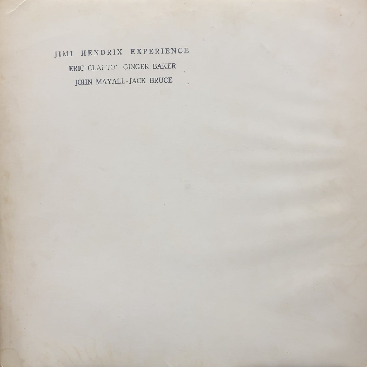 V.A. (JIMI HENDRIX EXPERIENCE) / Untitled LP Vinyl record (アナログ盤・レコード)