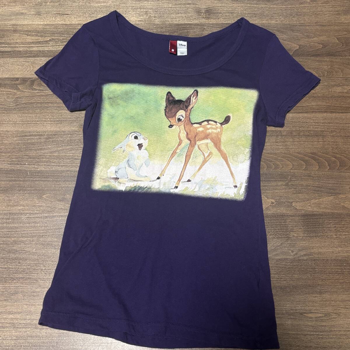 *(H&M) Bambi Kids женский футболка T-shirt tee