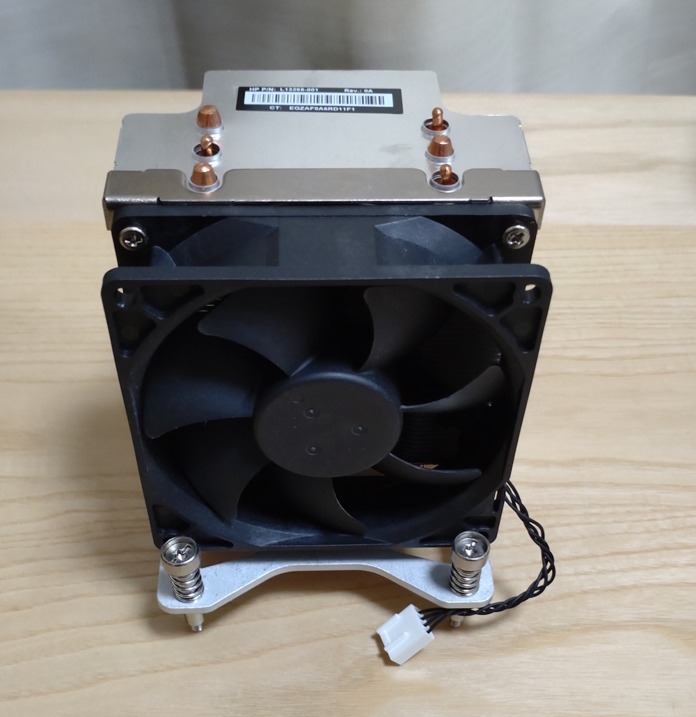 647288-001 HP Z620 2nd CPUライザーヒートシンクファン 647288