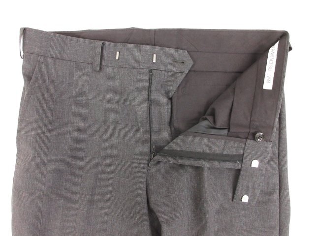  super-beauty goods [ John Lawrence sali van ] wool 2 button suit ( men's ) 34/36 charcoal gray series Glenn check JLS-01-04*34RMS9679*