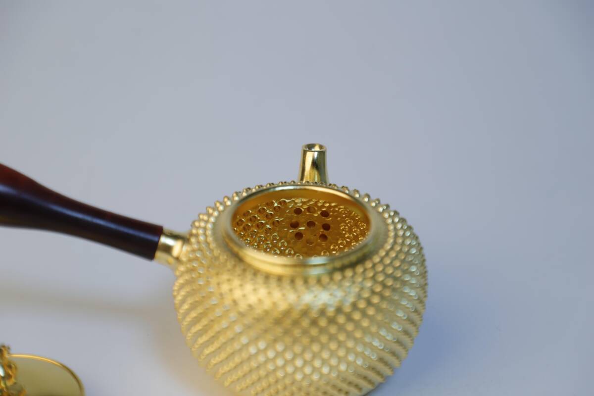 日本最大のブランド 霰打出 純銀製 花蕾摘 煎茶道具 美術品 工芸