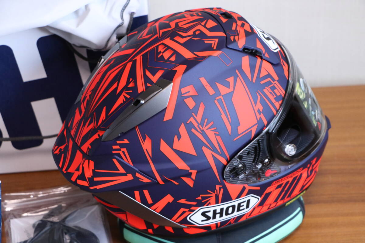 未使用 SHOEI X-Fifteen MARQUEZ DAZZLE SIZE L ミラーシールド 未使用 SHOEI X-Fifteen MARQUEZ DAZZLE SIZE L ミラーシールド