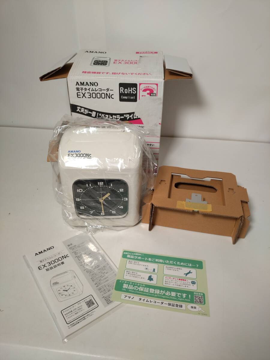  unused AMANO/amano time recorder EX3000NC