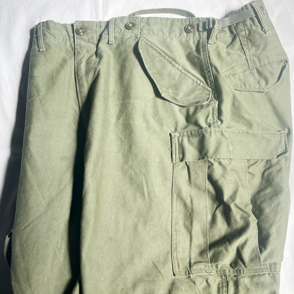 貴重! 50's U.S.アーミー ARMY M51 M-51 カーゴ パンツ CARGO PANT L/R アメリカ軍 レア VINTAGE ヴィンテージ M43 M65 M45 M51 USA 着用 _画像9