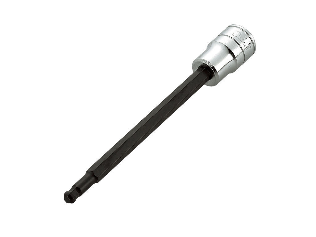 KTC 京都機械工具 9.5sq.ロングボールポイントヘキサゴンビットソケット BT3-04BPL
