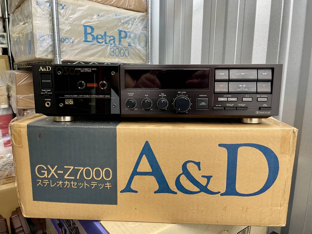 未使用品？ A&D ステレオカセットデッキ GX-Z7000 元箱あり