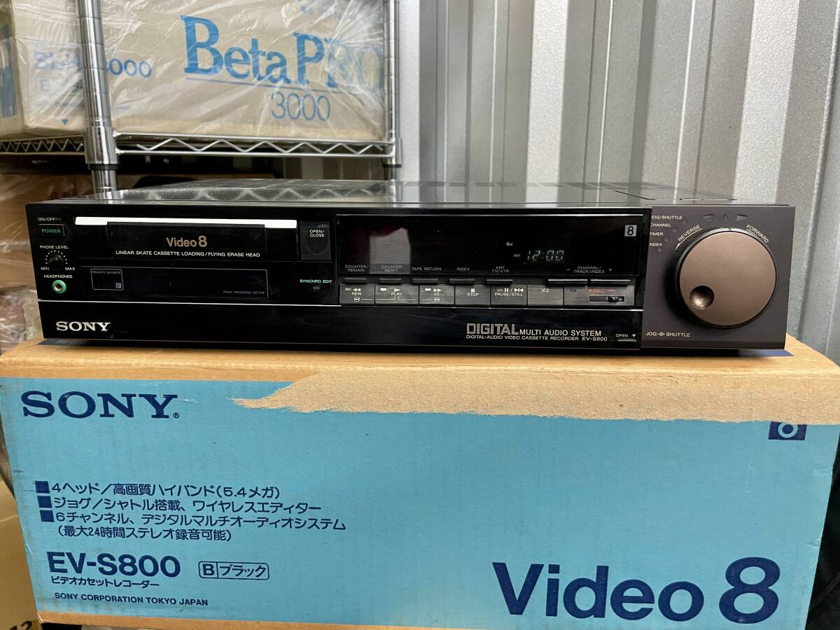 SONY ソニー ８ミリ ステレオビデオレコーダー EV-S800 元箱あり