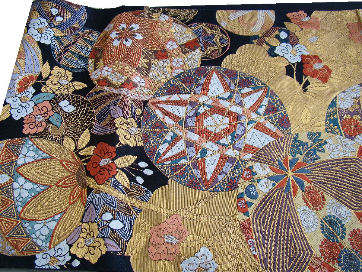  времена магазин сильно сниженная цена прекрасный товар кимоно с длинными рукавами * выходной костюм для запад . тканый двойной пояс obi натуральный шелк готовый Fs992