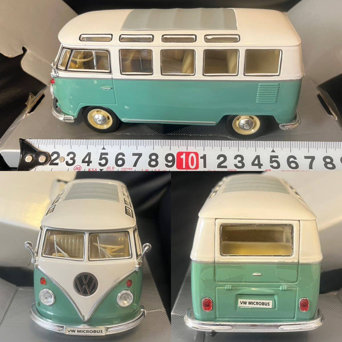 1/24 フォルクスワーゲン マイクロバス VOLKSWAGEN MICROBUS バン サンバー VAN SAMBA VW BUS ワーゲンバス ダイキャストミニカー