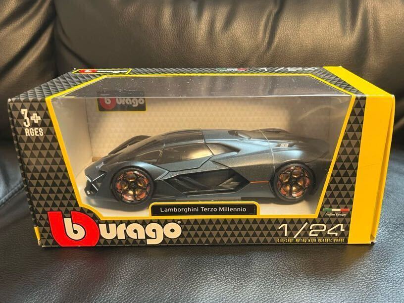1/24 Lamborghini Terzo Millennio ランボルギーニ テルツォ ミッレニオ EV ダイキャストミニカー 近未来 ブラーゴ burago