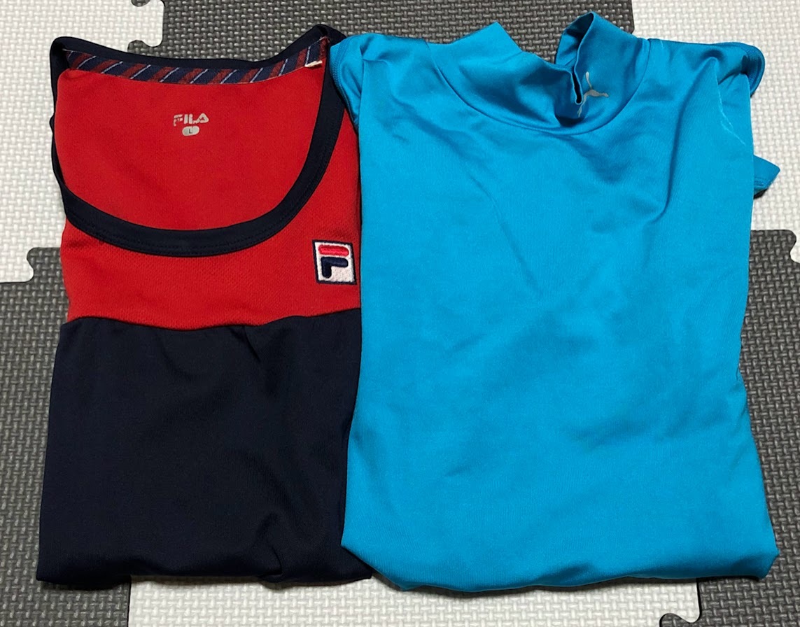 FILA フィラ 半袖 Tシャツ レディース Lサイズ & PUMA プーマ 長袖シャツ 900922 サイズO スポーツライフスタイル
