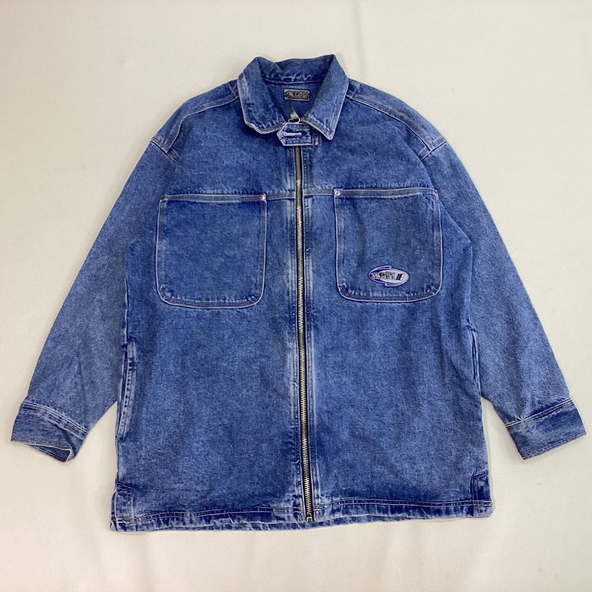 90s MACGEAR マックギア ジップアップデニムジャケット サーフ 90s MACGEAR マックギア ジップアップデニムジャケット サーフ