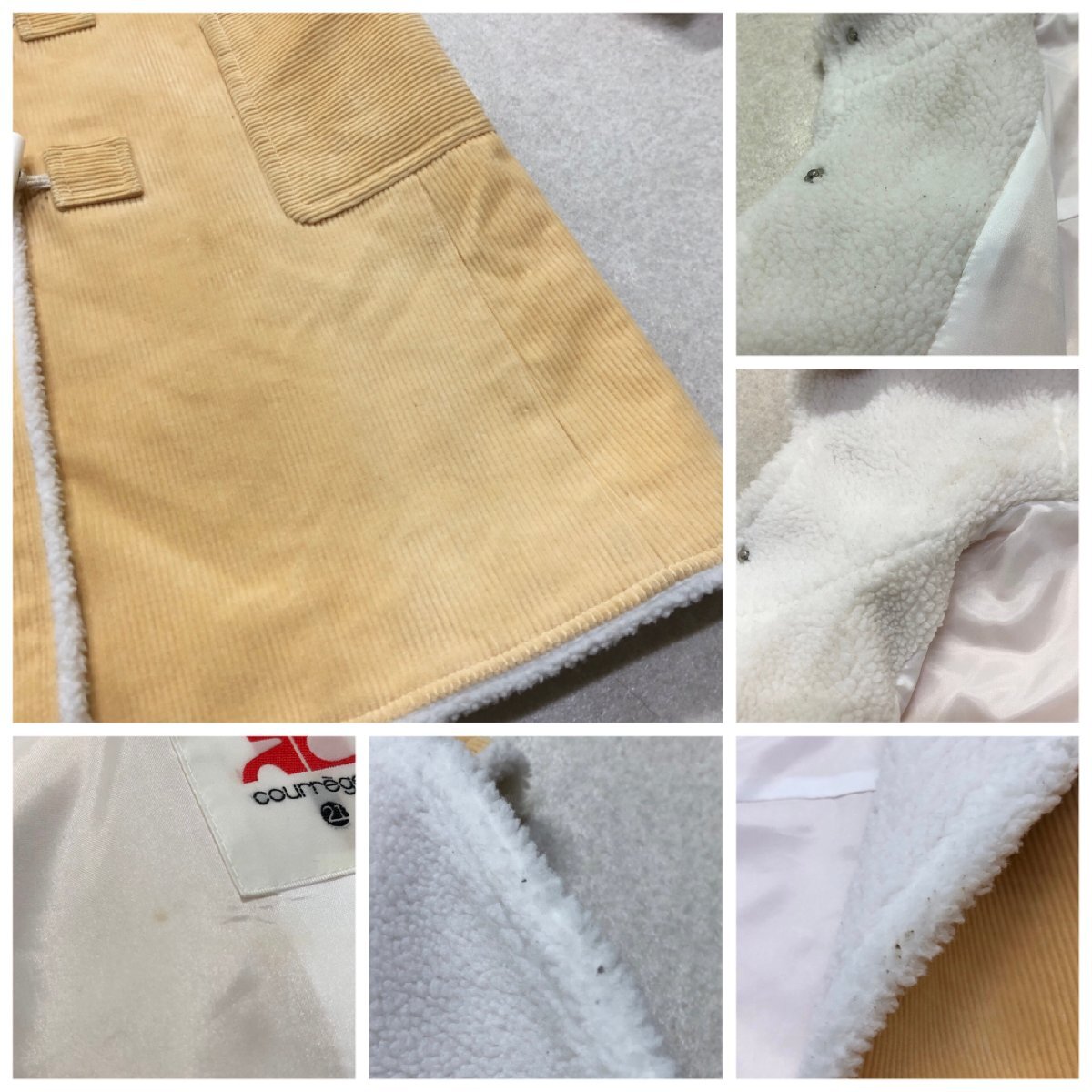 ○Courreges 21 クレージュ ヴァンテアン ダッフルコート ○Courreges 21 クレージュ ヴァンテアン ダッフルコート