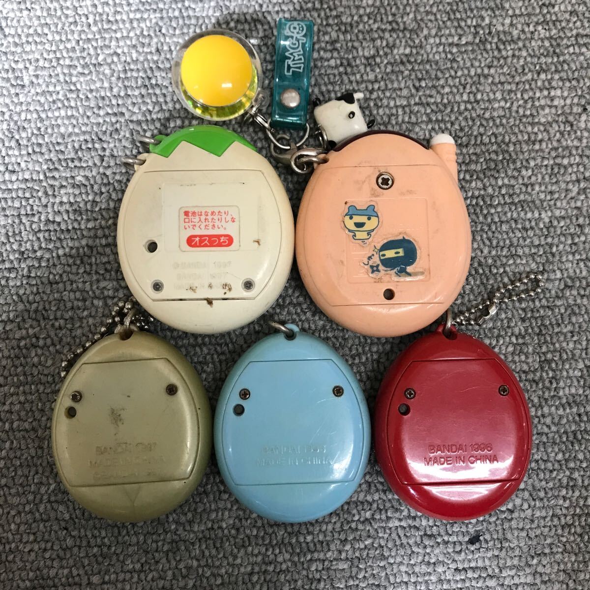 売り切り】BANDAI バンダイ たまごっち5点まとめ!初代 売り切り】BANDAI バンダイ たまごっち5点まとめ!初代
