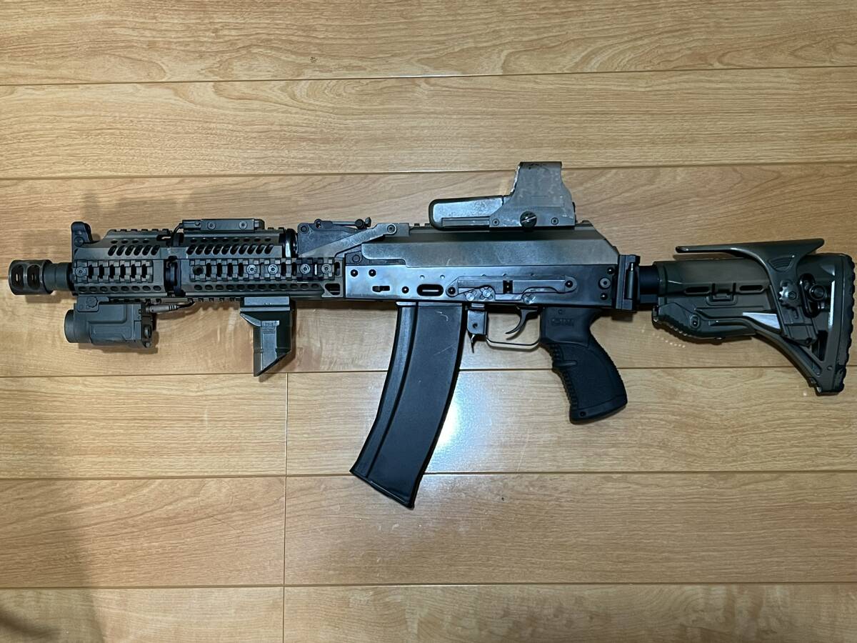 GHK　GBB　AK105　Zenit　カスタム　フロン仕様