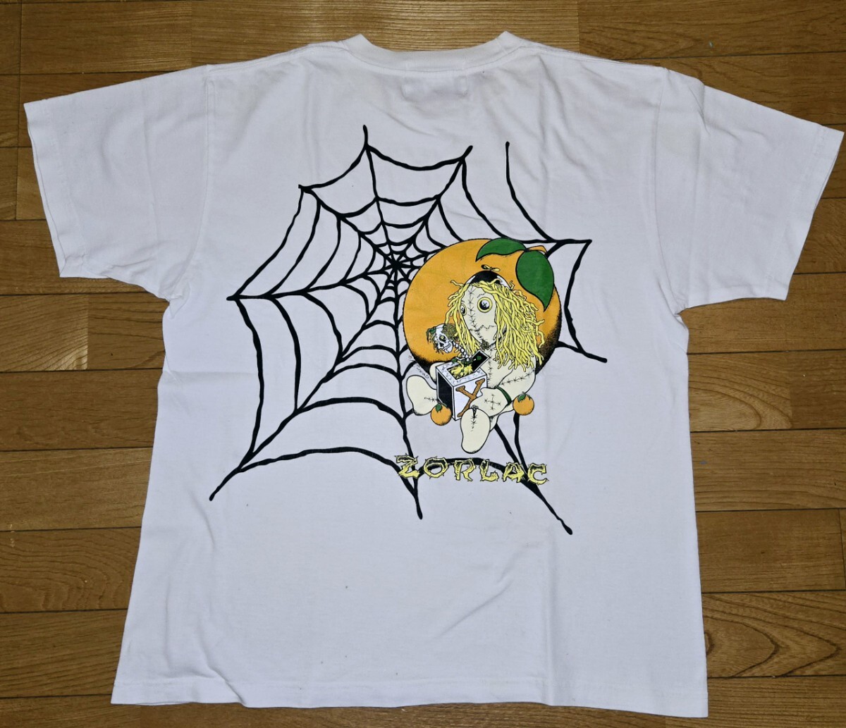 zorlac ゾーラック Tシャツ 白 vintage 90s (M)