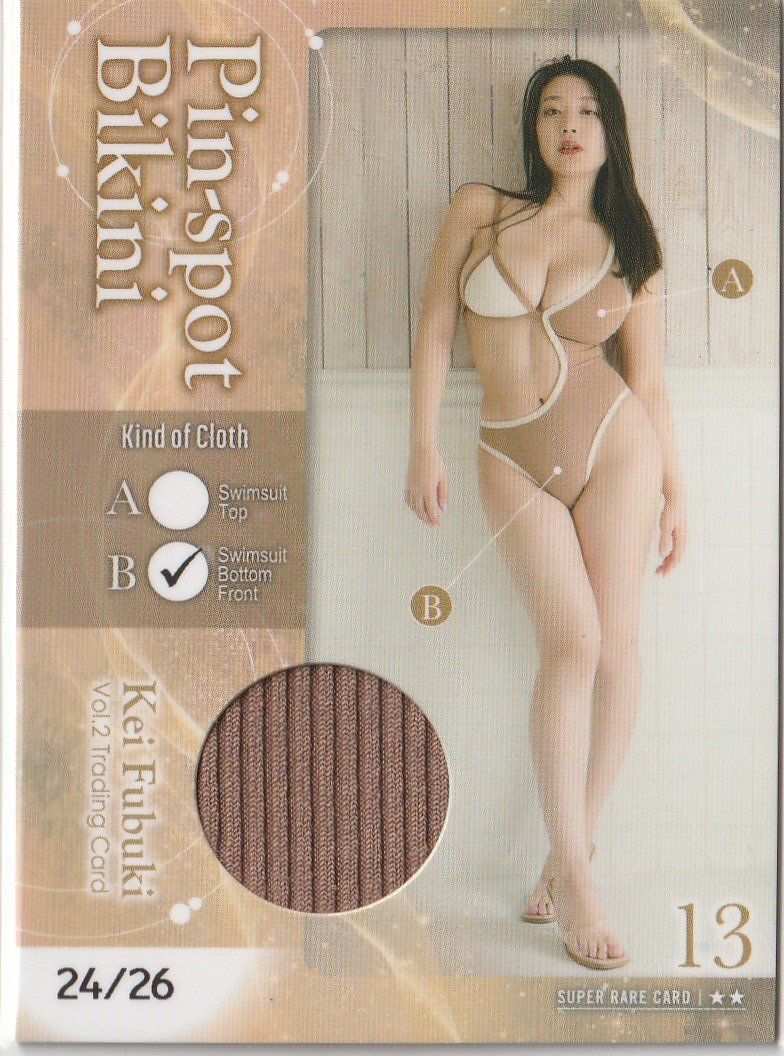 [ способ дуть Kei Vol.2]24/26 булавка spo бикини карта 13( хлеб ti передний .. часть ) очень редкий коллекционная карточка 