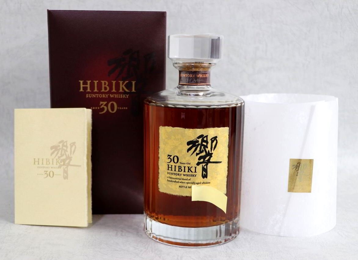 1円～ 【古酒未開栓】ウイスキー サントリー SUNTORY 響30年 700ml 43％ 化粧観音開きケース 冊子 他付き